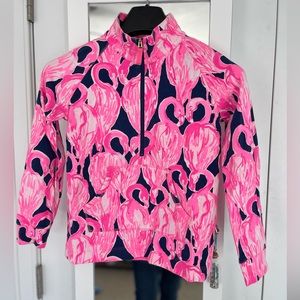Lilly Pulitzer Girls size L (8-10) Pop over, sweatshirt, top long sleeves
